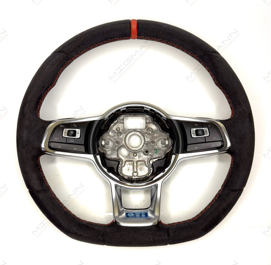 VW GTI Clubsport Alcantara steering wheel with paddle shifters – no airbag