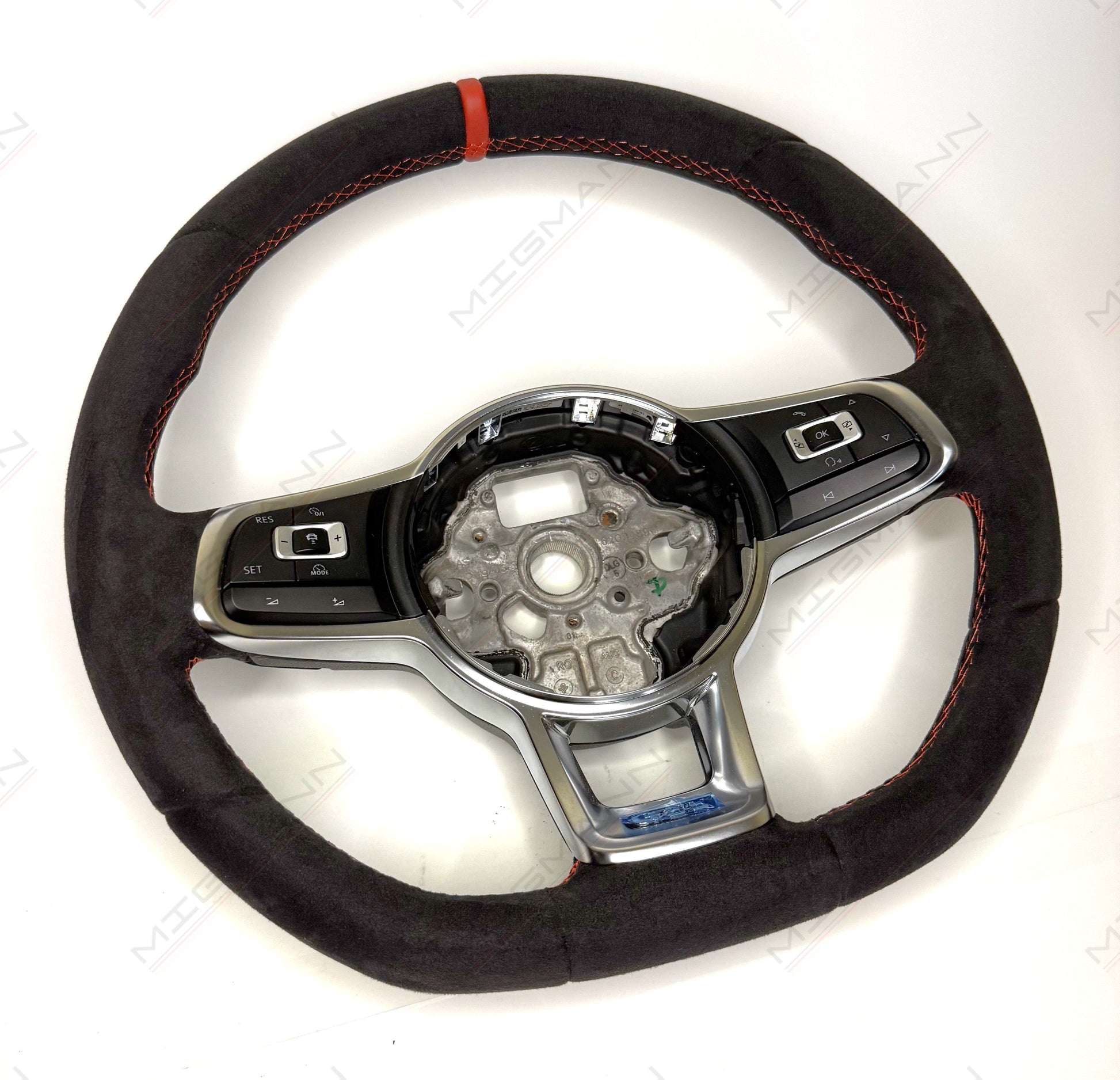 Volkswagen OEM steering wheel 5G0419091 without airbag – Alcantara finish