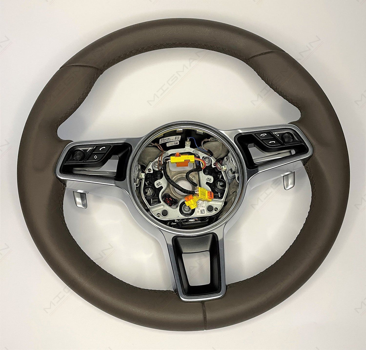 Porsche Saddle Brown Steering Wheel