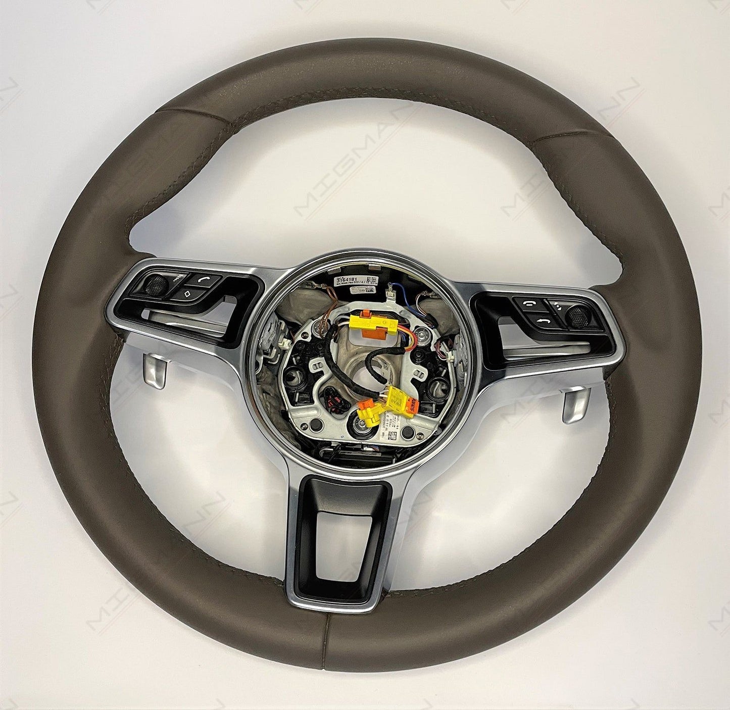 Porsche Saddle Brown Steering Wheel