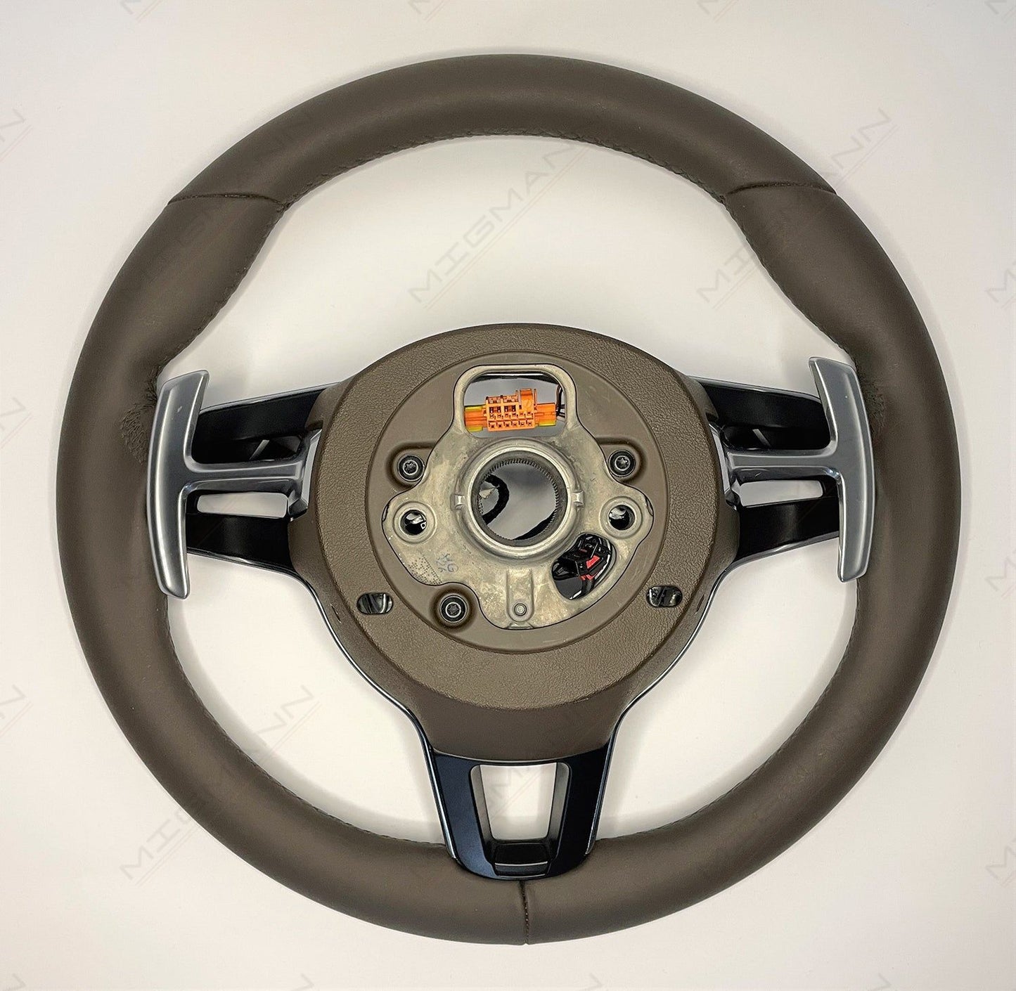 Porsche Saddle Brown Steering Wheel