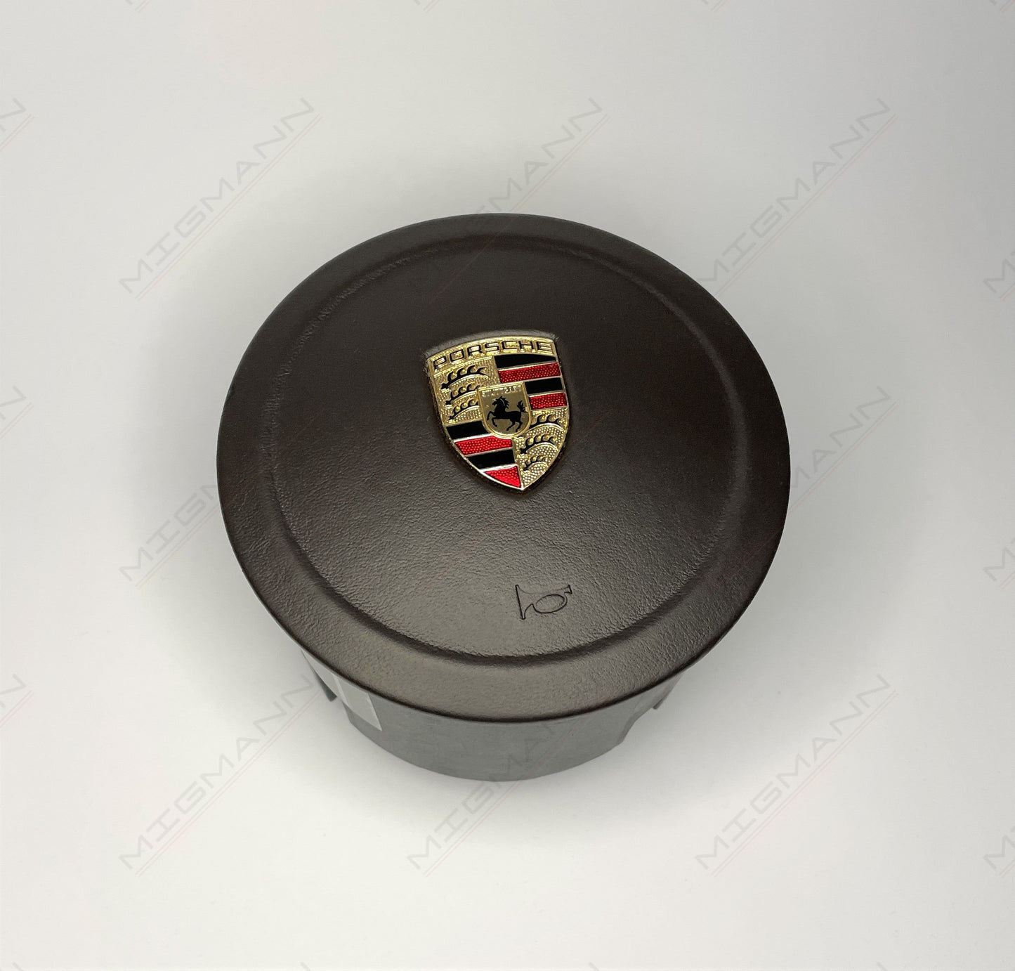 Porsche Espresso Brown Steering Wheel Airbag