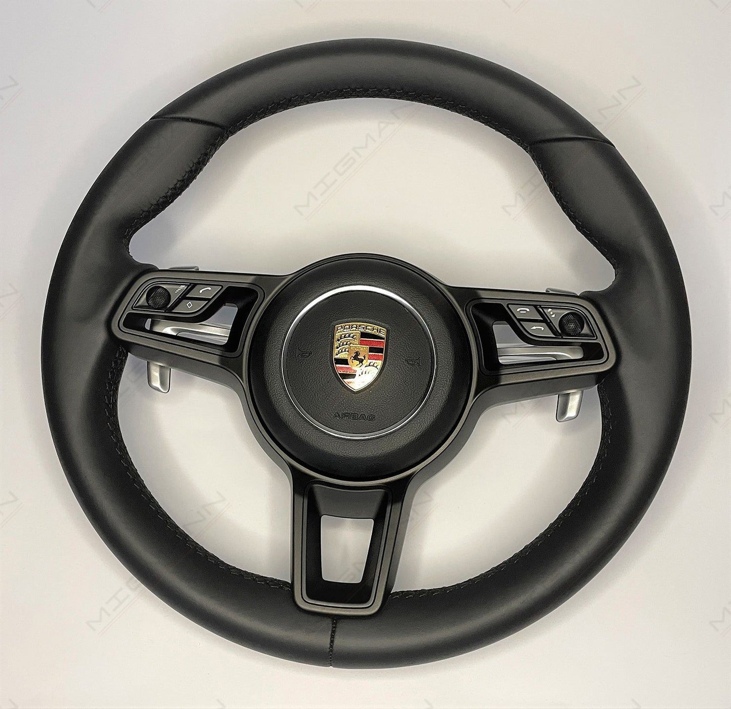 Porsche Steering Wheel with Black Trim