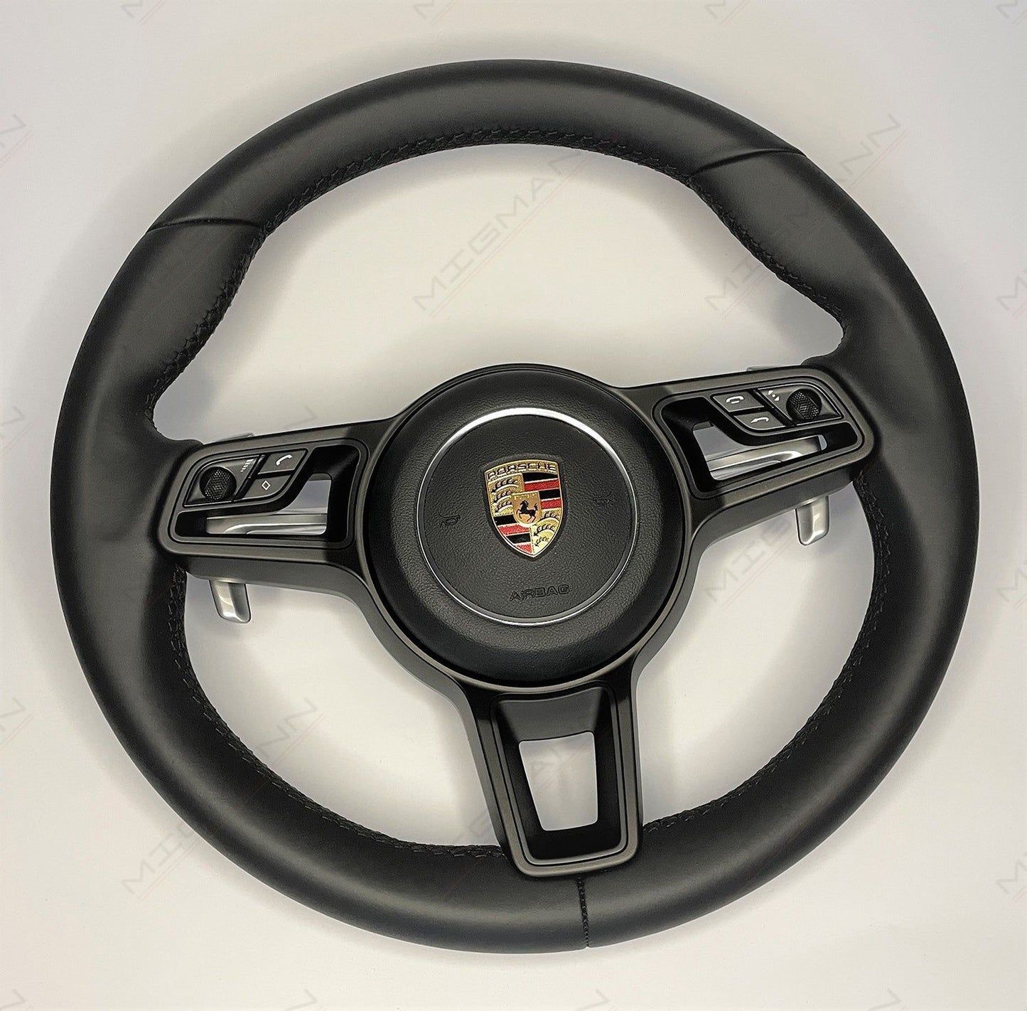 Porsche Steering Wheel with Black Trim