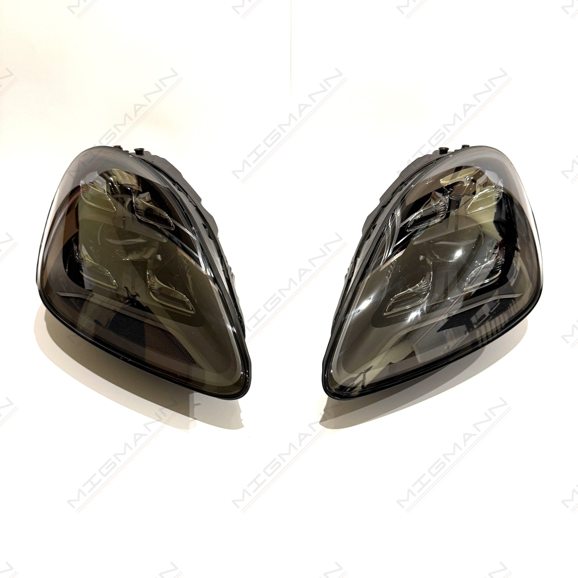 Porsche Cayenne 9Y0 Matrix LED headlights left and right side part numbers 9Y0941077N 9Y0941078N