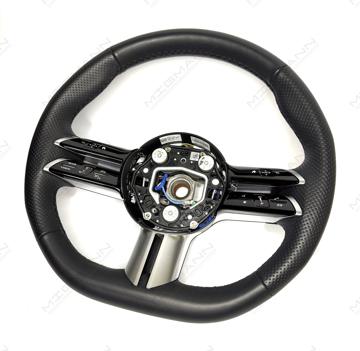 OEM Mercedes heated steering wheel black leather used perfect condition