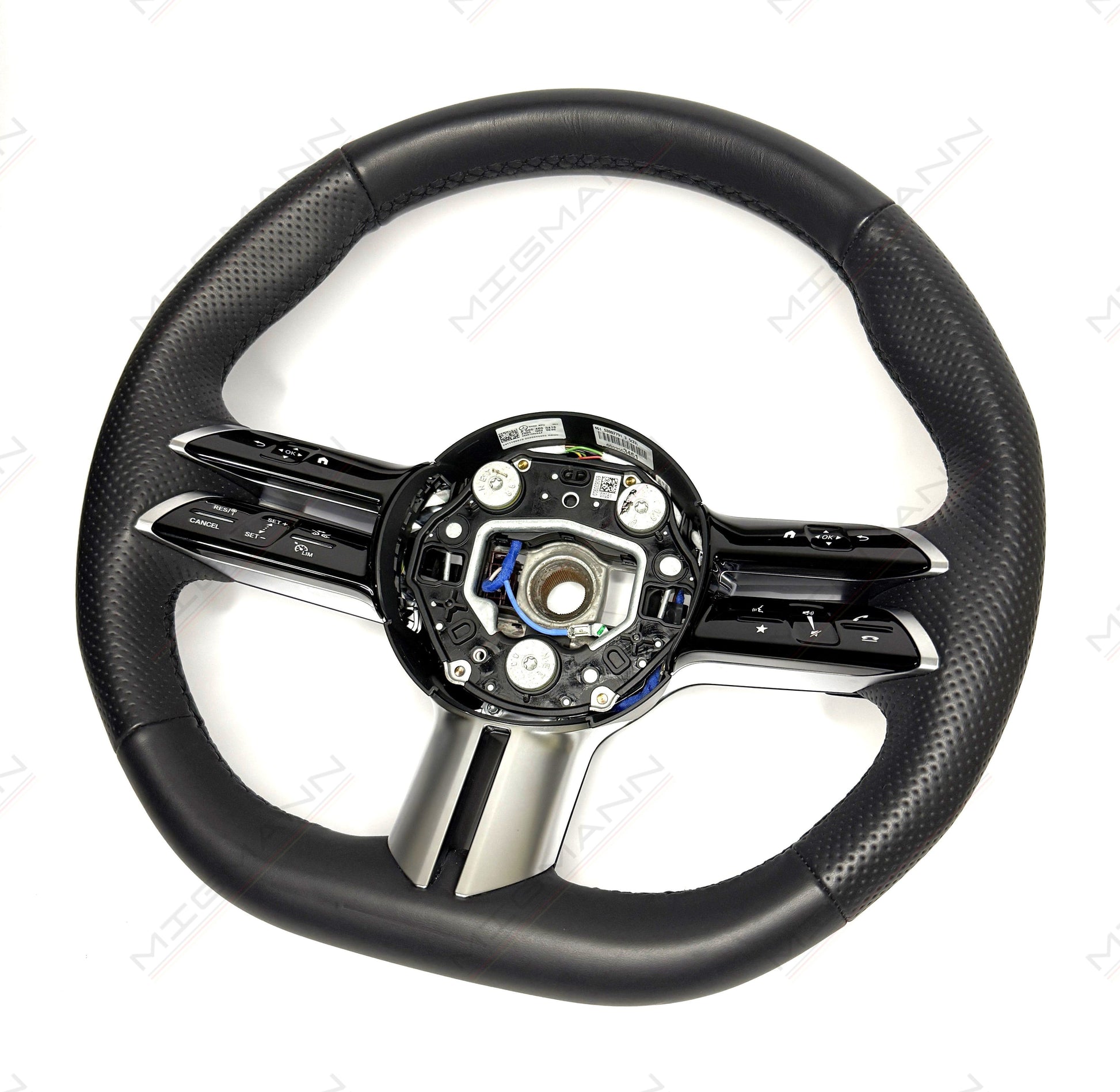 OEM Mercedes heated steering wheel black leather used perfect condition