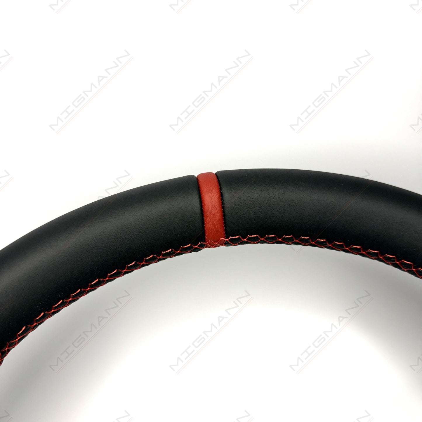 Porsche Steering Wheel Red Stitching & Center Marker