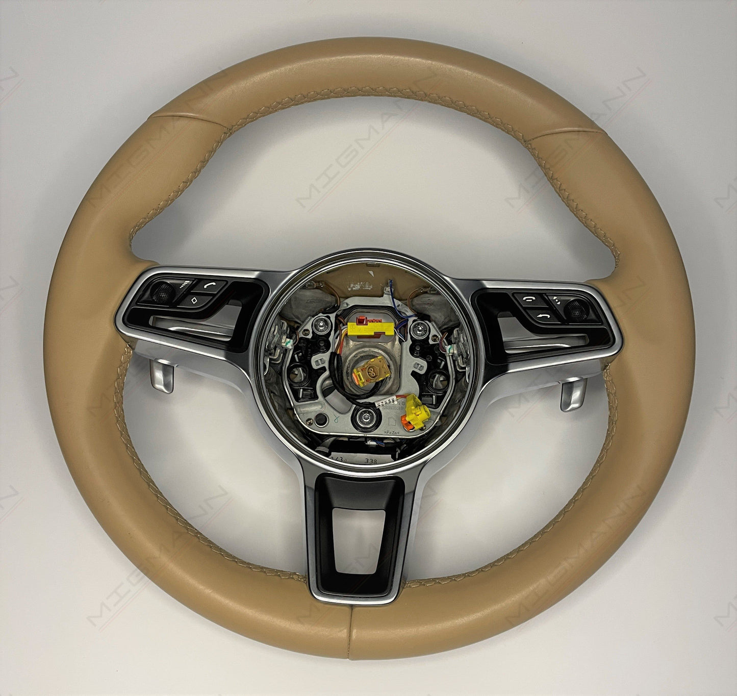 Porsche Luxor Beige Steering Wheel