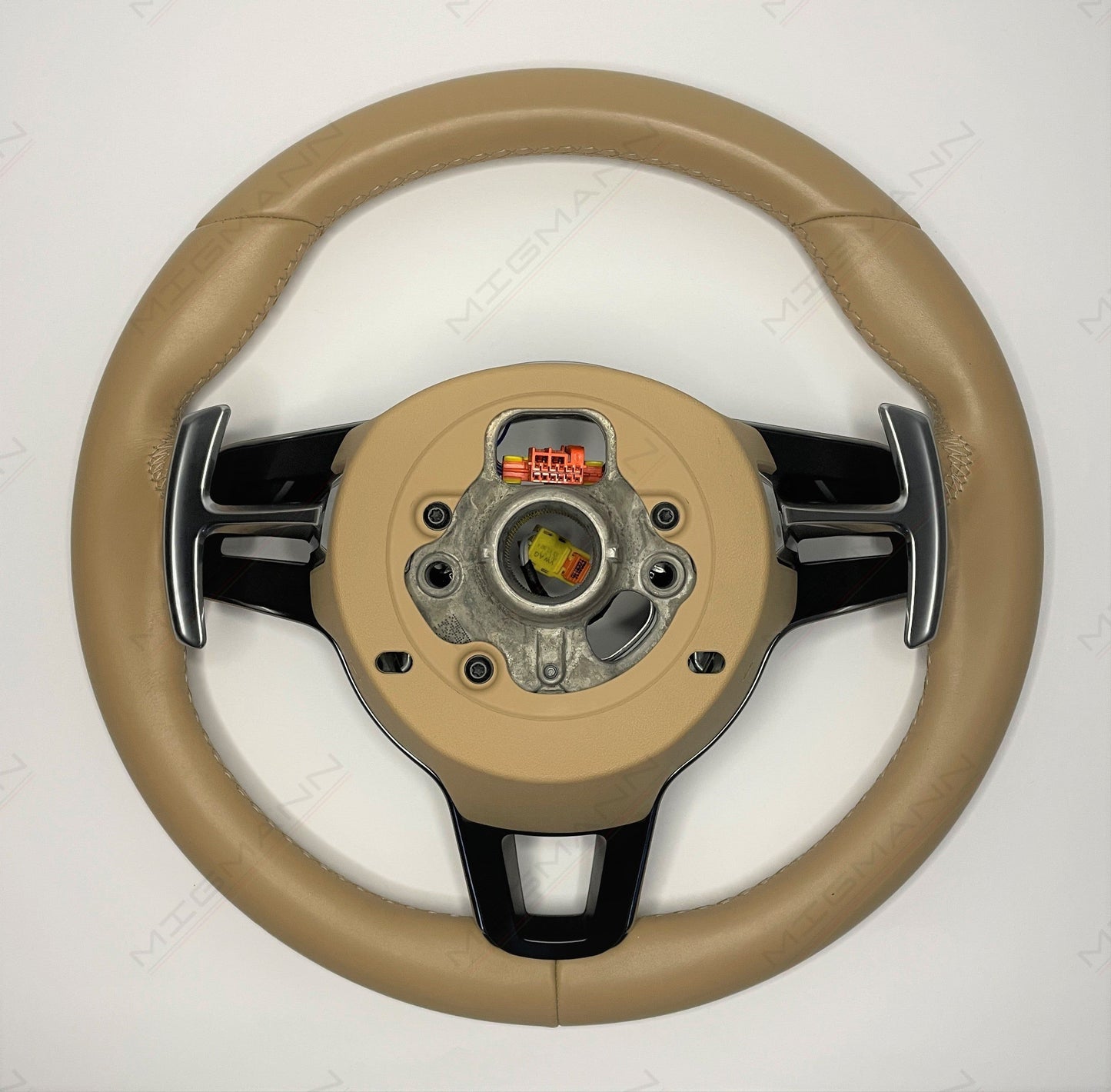 Porsche Luxor Beige Steering Wheel