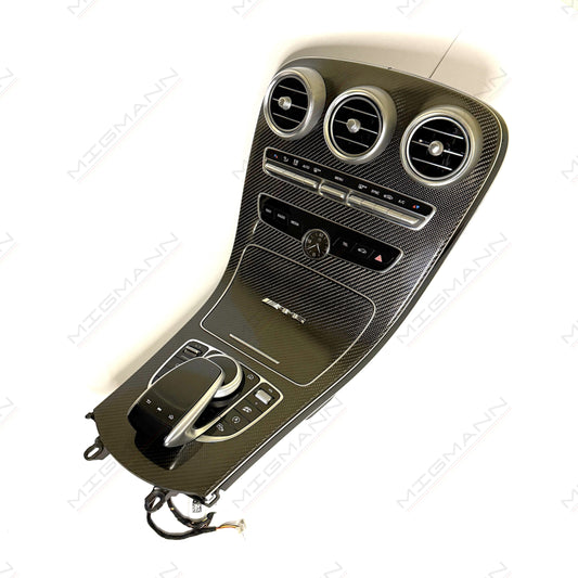 Mercedes-Benz C-Class AMG Carbon Fiber Center Console Set