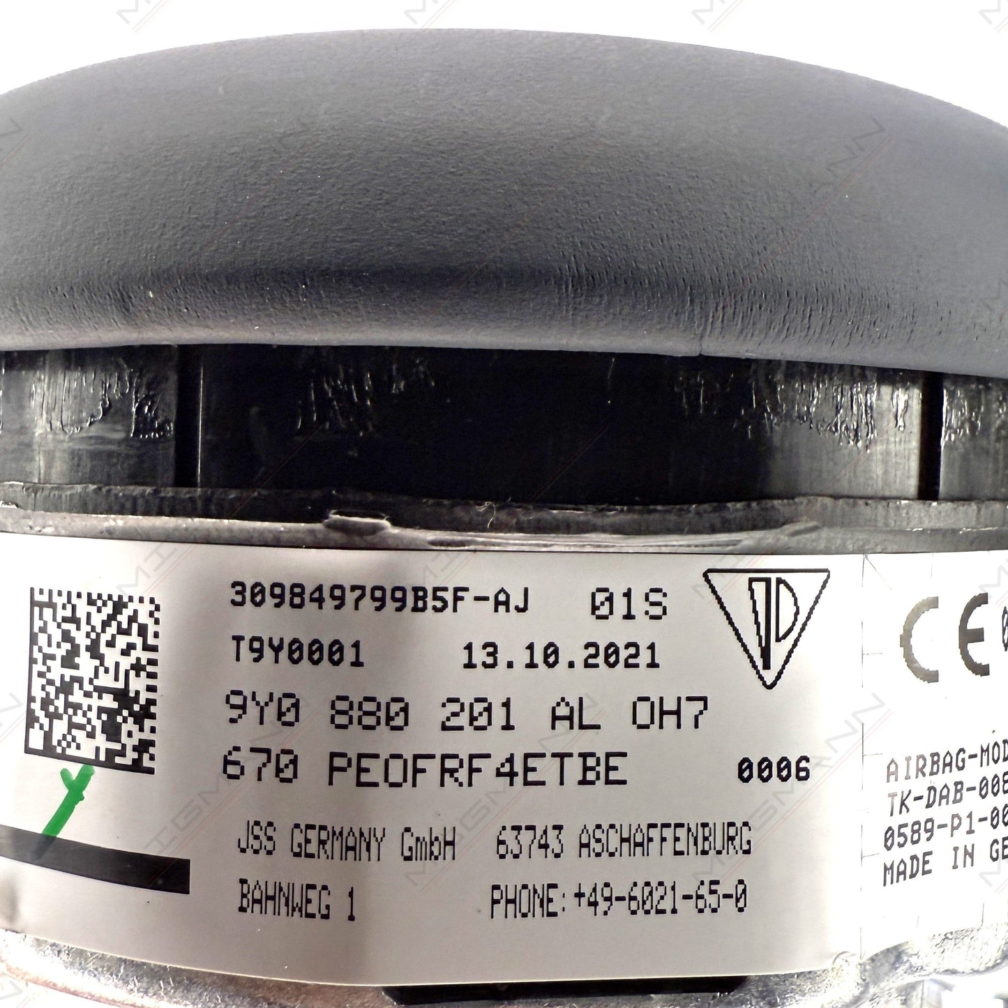 Porsche Steering Wheel Airbag Blue Graphite