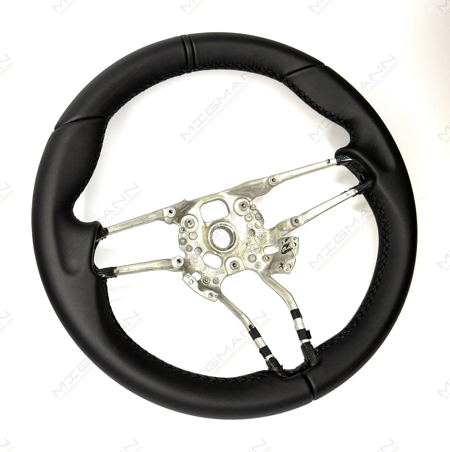 Porsche Steering Wheel With Black Leather Marker
