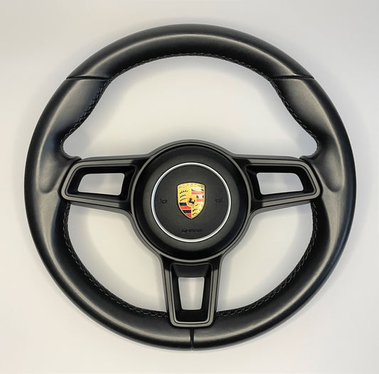 Porsche 991.2 Steering Wheel All Black (Manual)