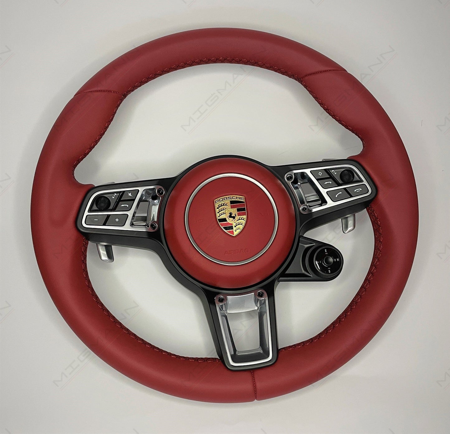 Porsche Carrera Red Steering Wheel