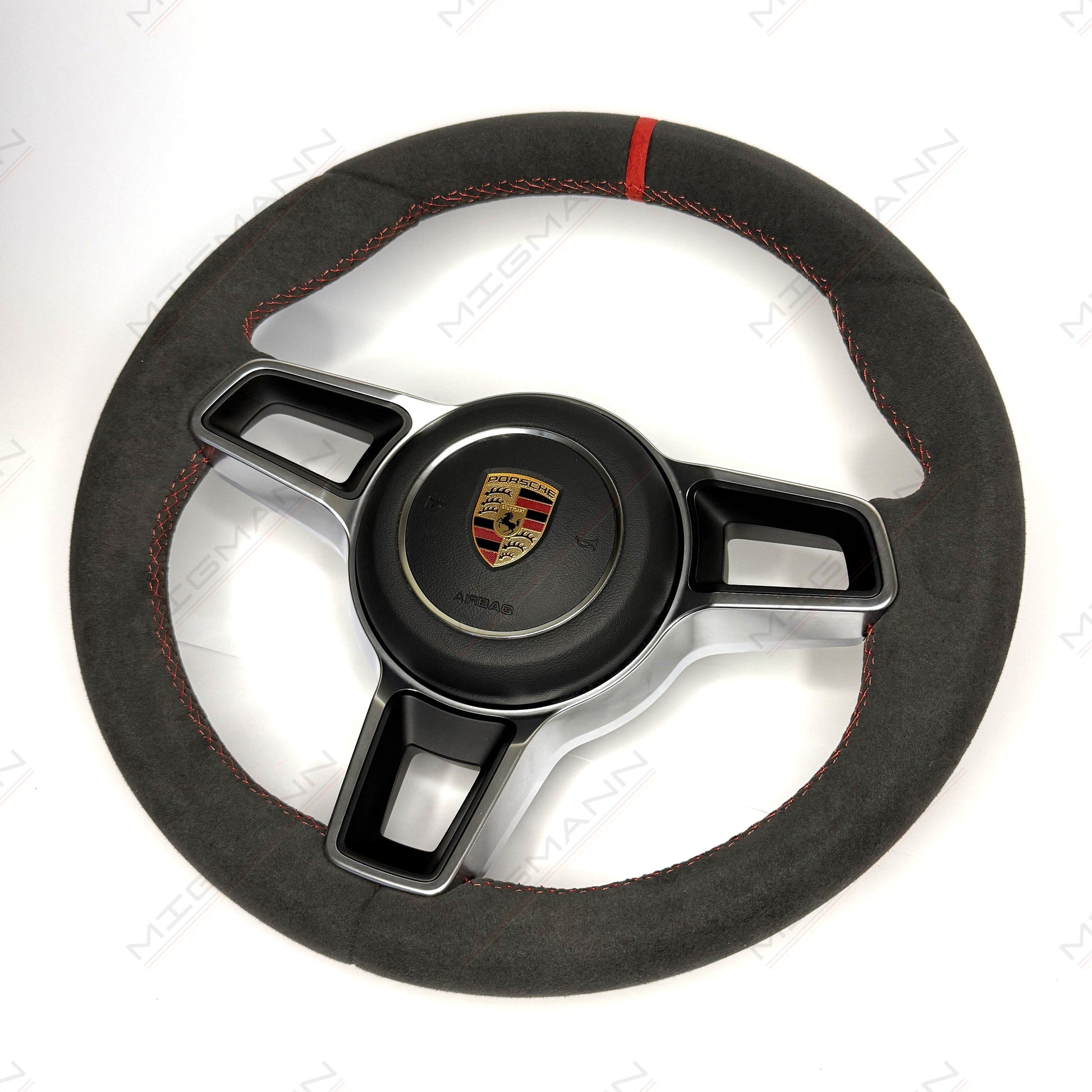 Porsche 9P1419091 Alcantara steering wheel manual version