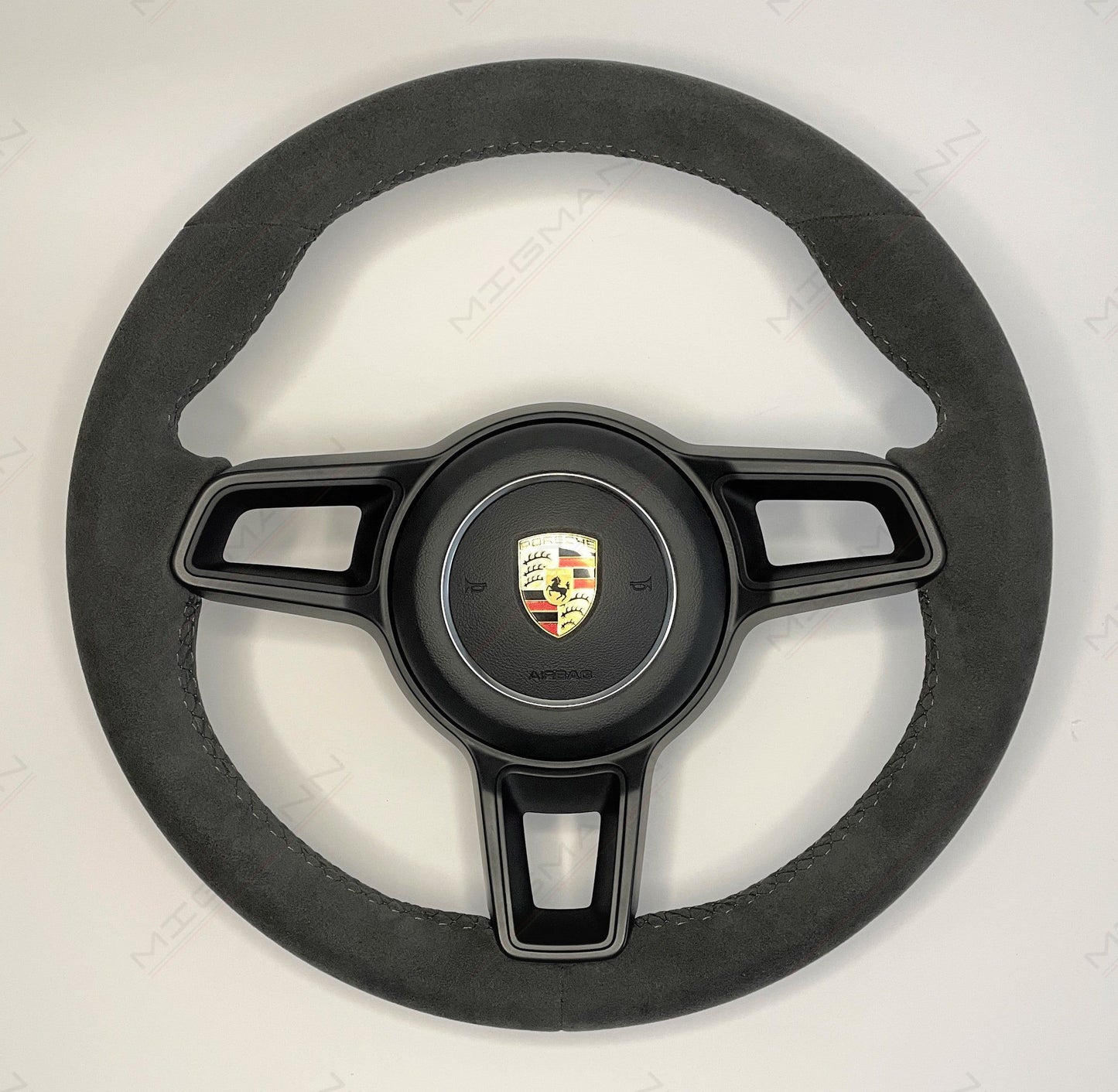 Porsche Alcantara Steering Wheel All Black (Manual)