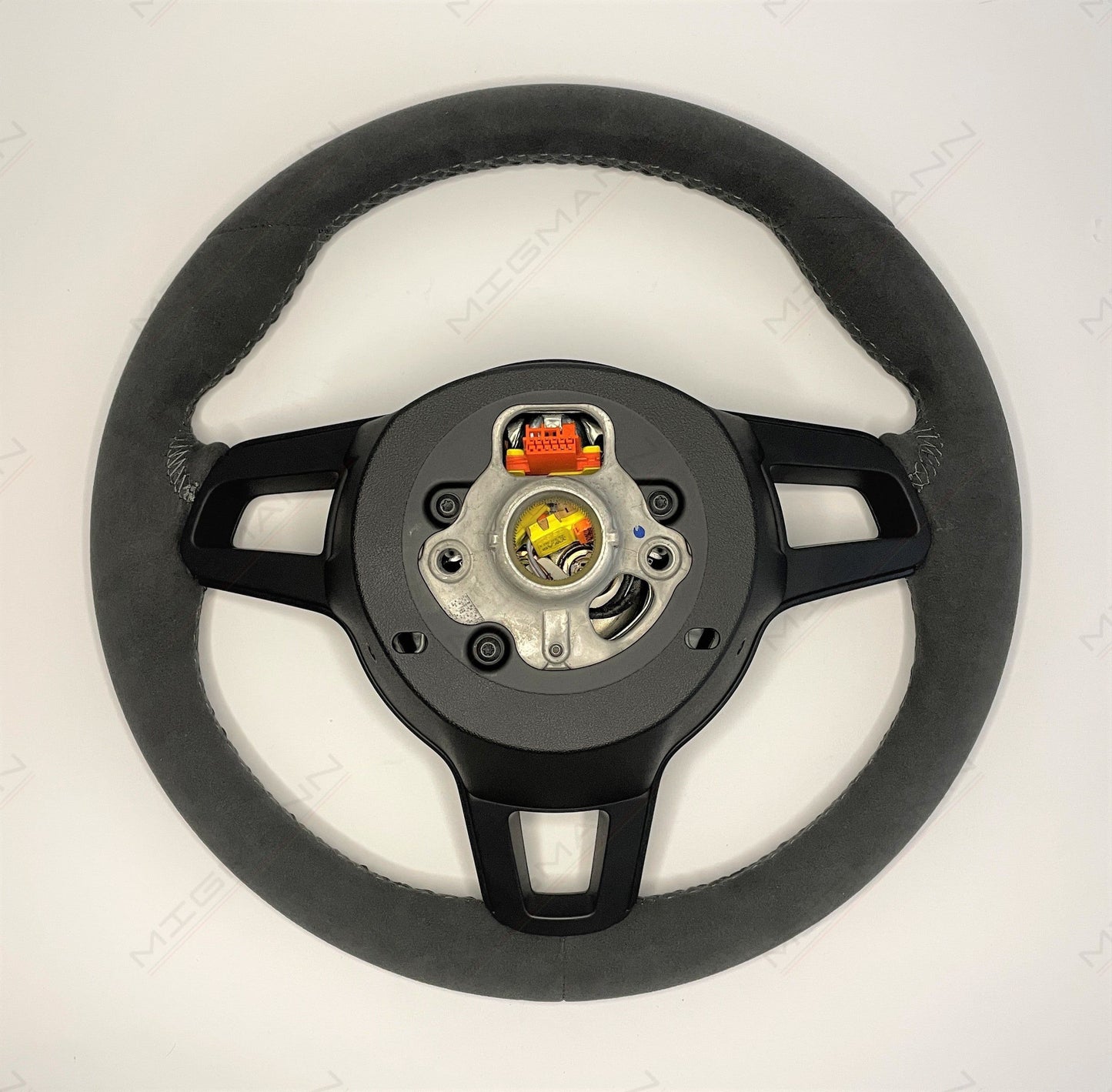 Porsche Alcantara Steering Wheel All Black (Manual)