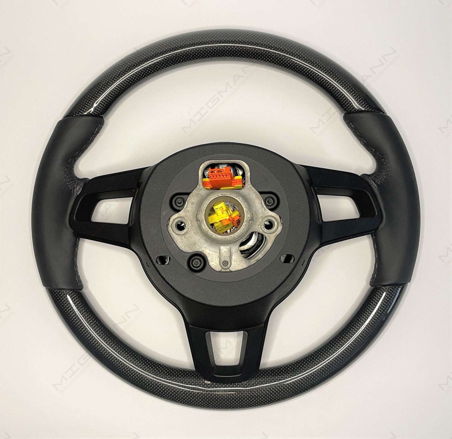 Porsche Carbon Fiber Steering Wheel All Black