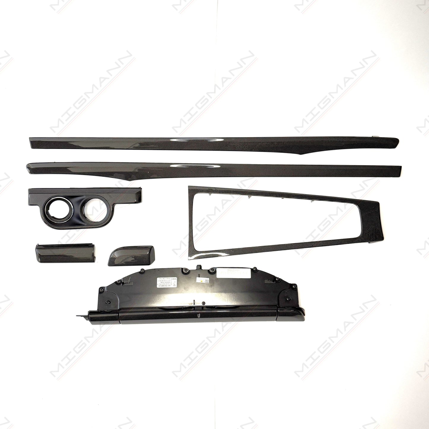 Porsche 991 carbon fiber interior trim set RHD dashboard