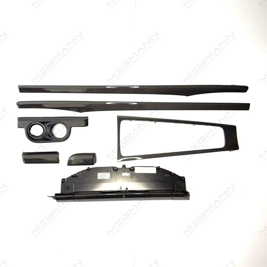 Porsche 991 carbon fiber interior trim set RHD dashboard