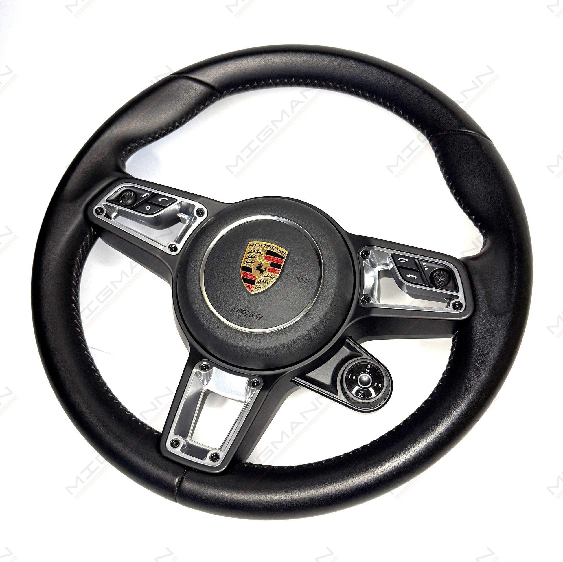 OEM Porsche multifunction heated steering wheel 95B419091 manual