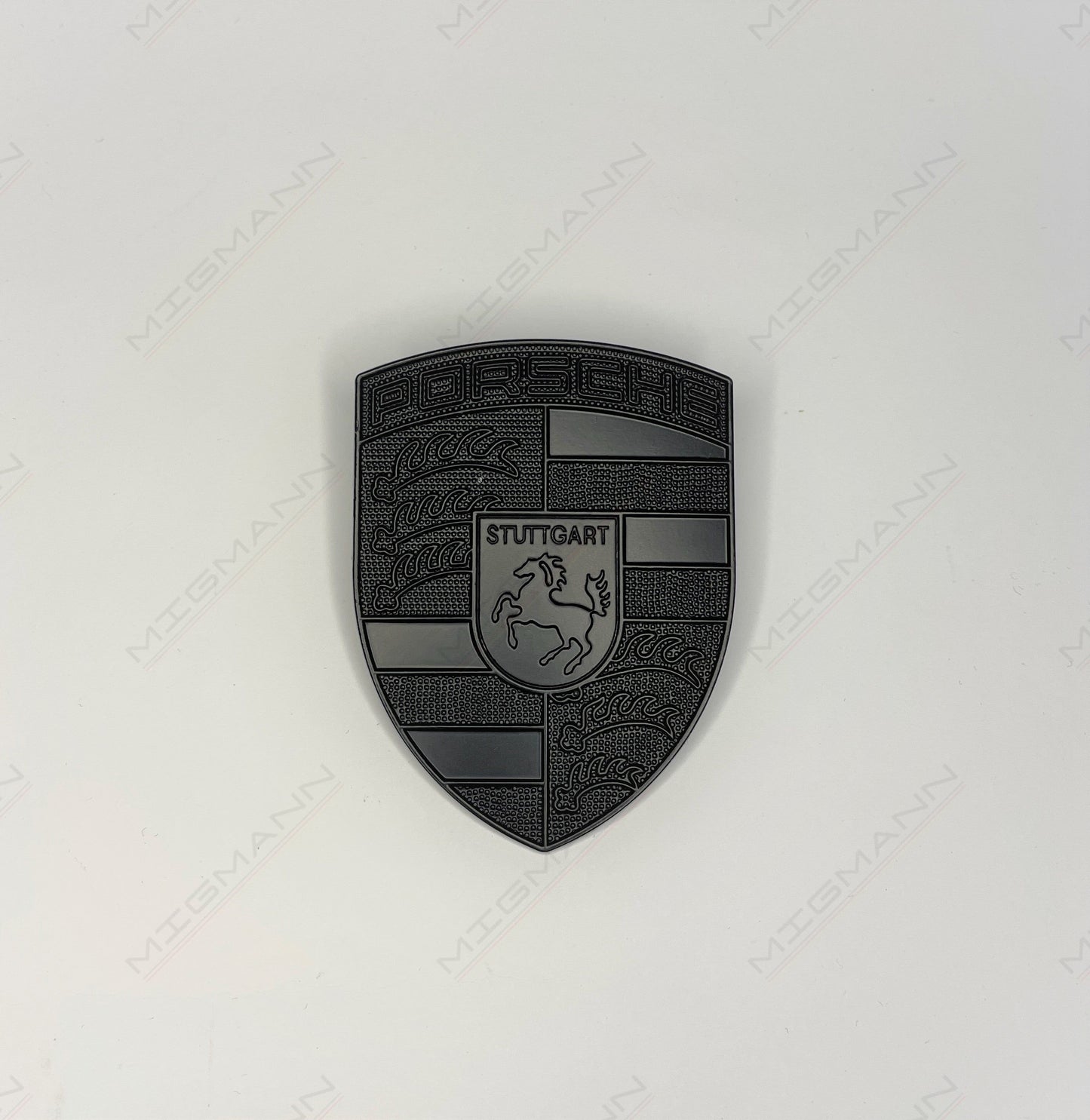 Porsche Black Hood Emblem