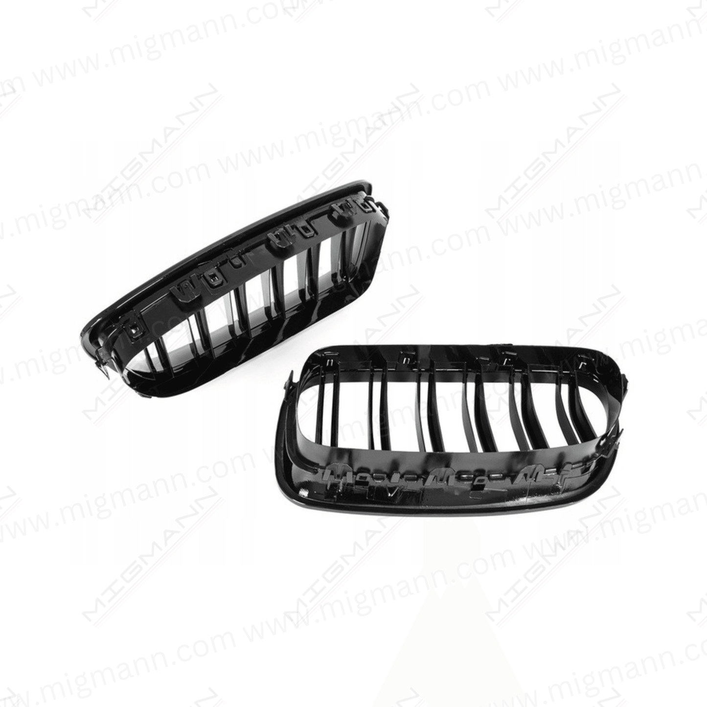 BMW 5-Series Black Gloss Double Grill