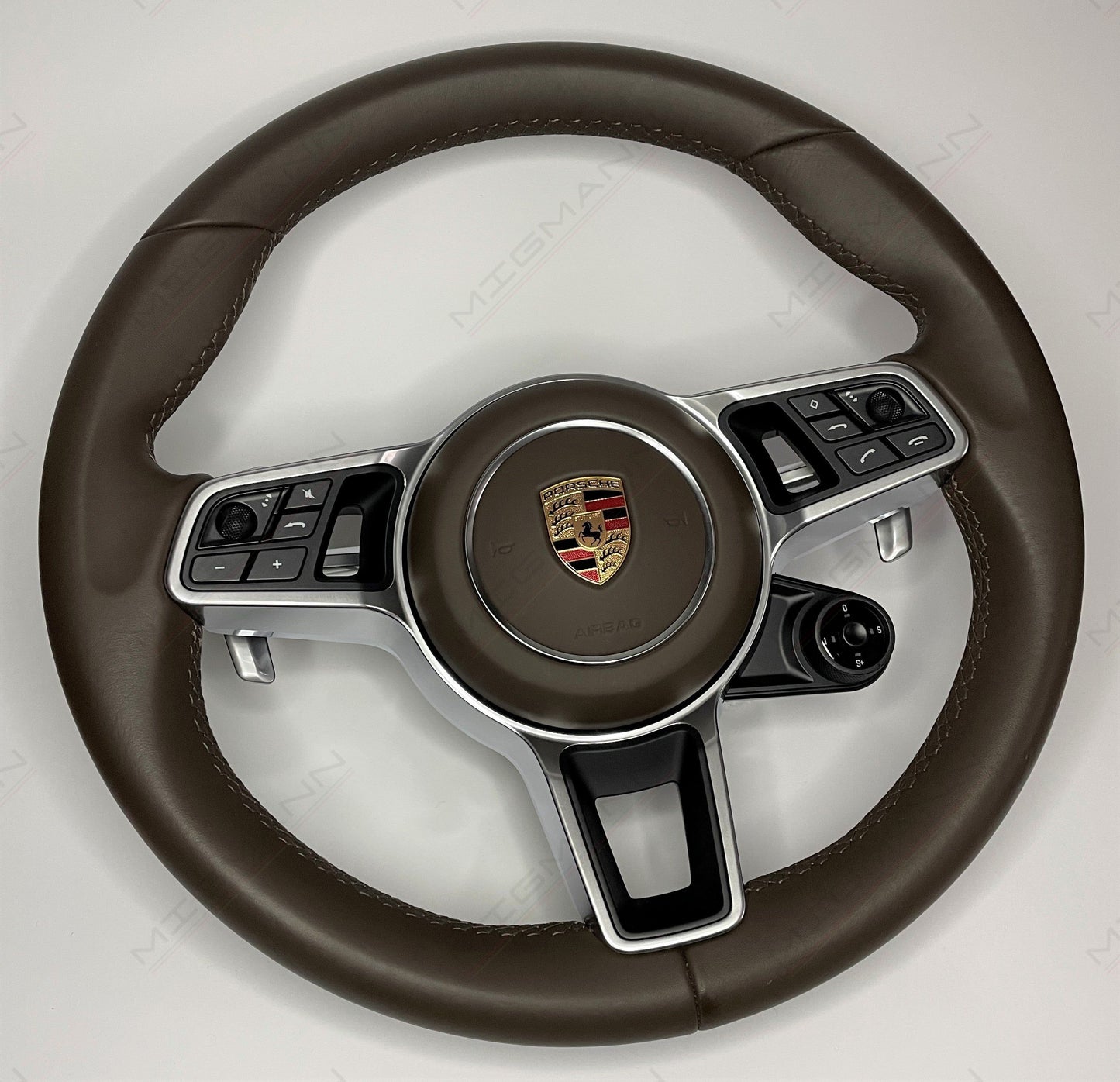 Porsche Steering Wheel (Saddle Brown)