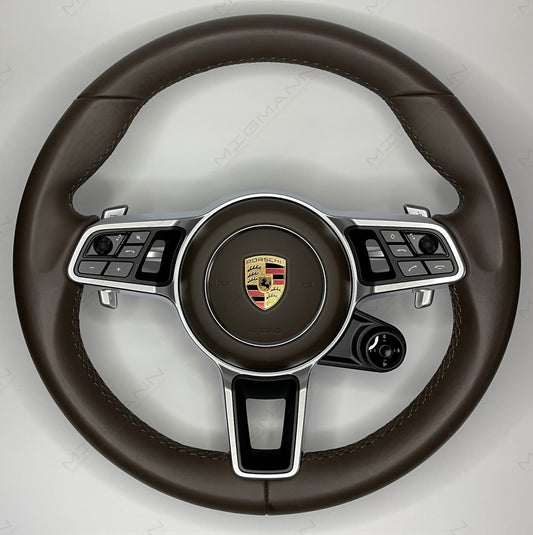 Porsche Steering Wheel (Saddle Brown)