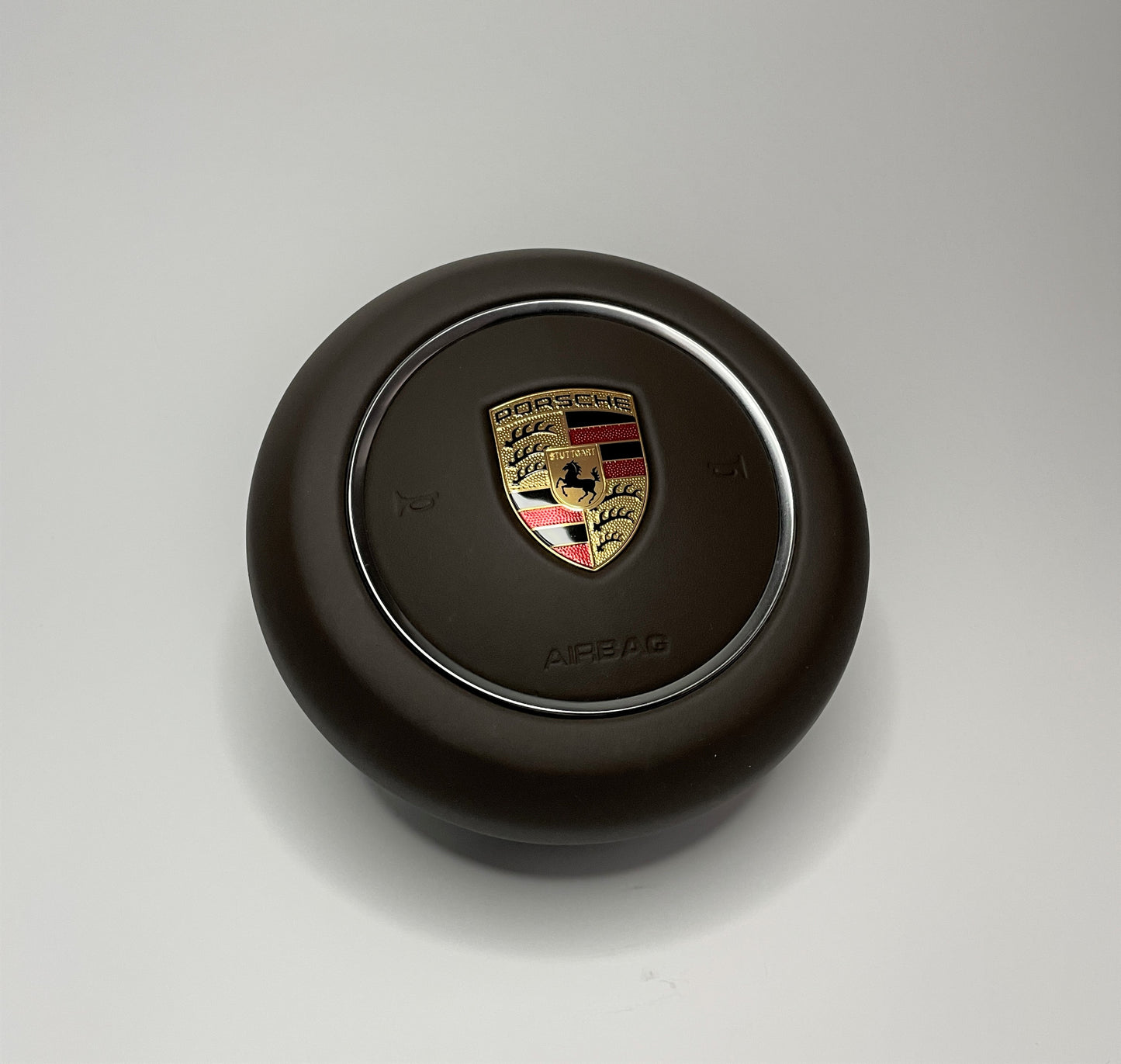 Porsche Saddle Brown Leather Airbag