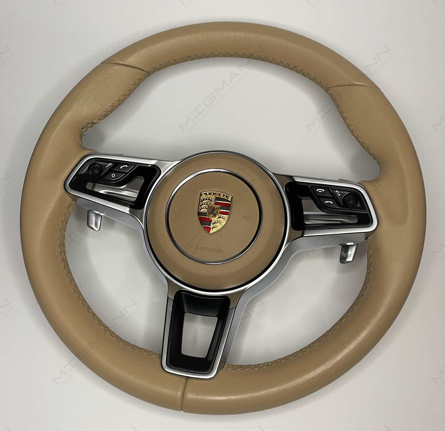 Porsche Steering wheel (Beige)