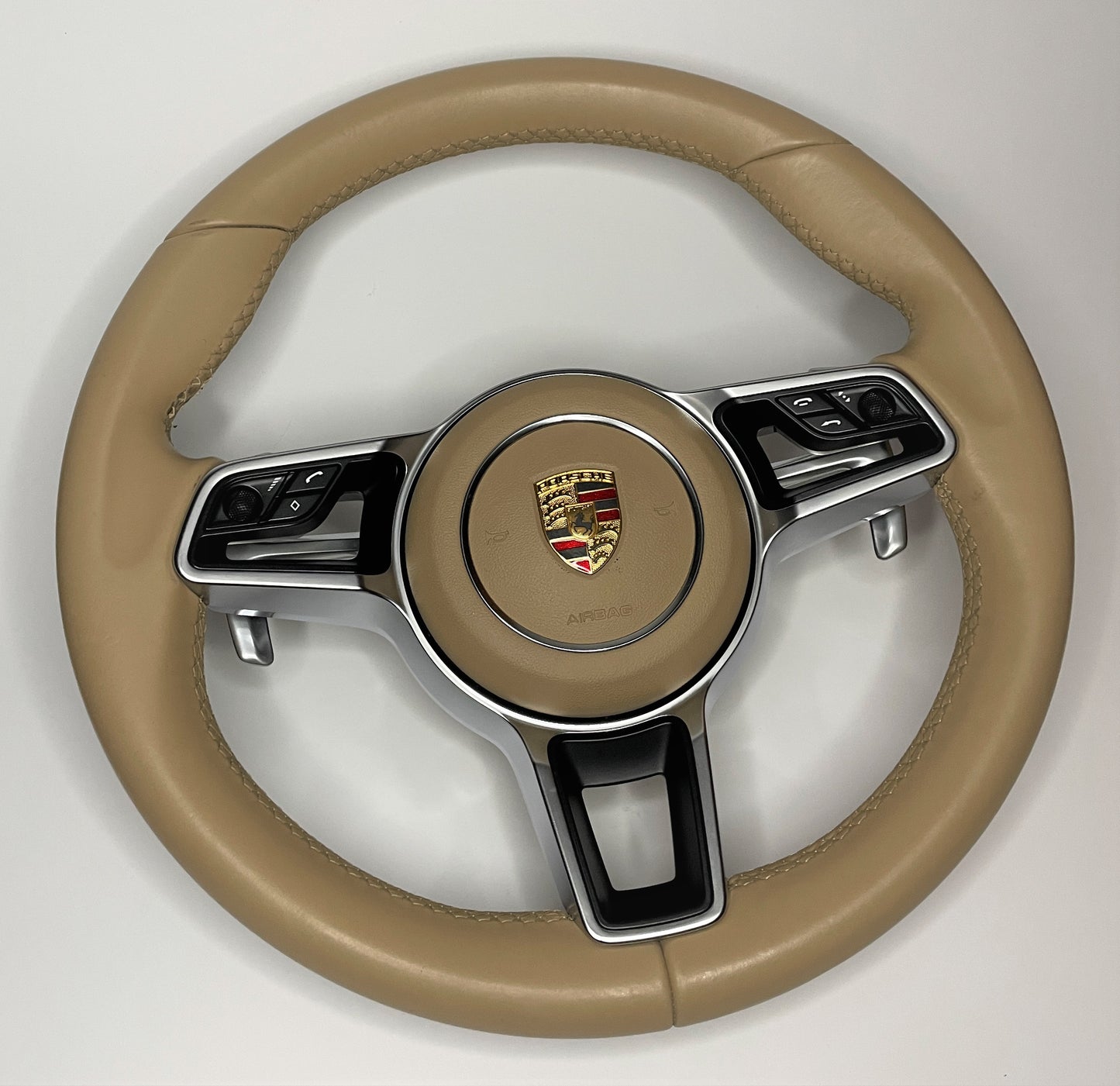 Porsche Steering wheel (Beige)