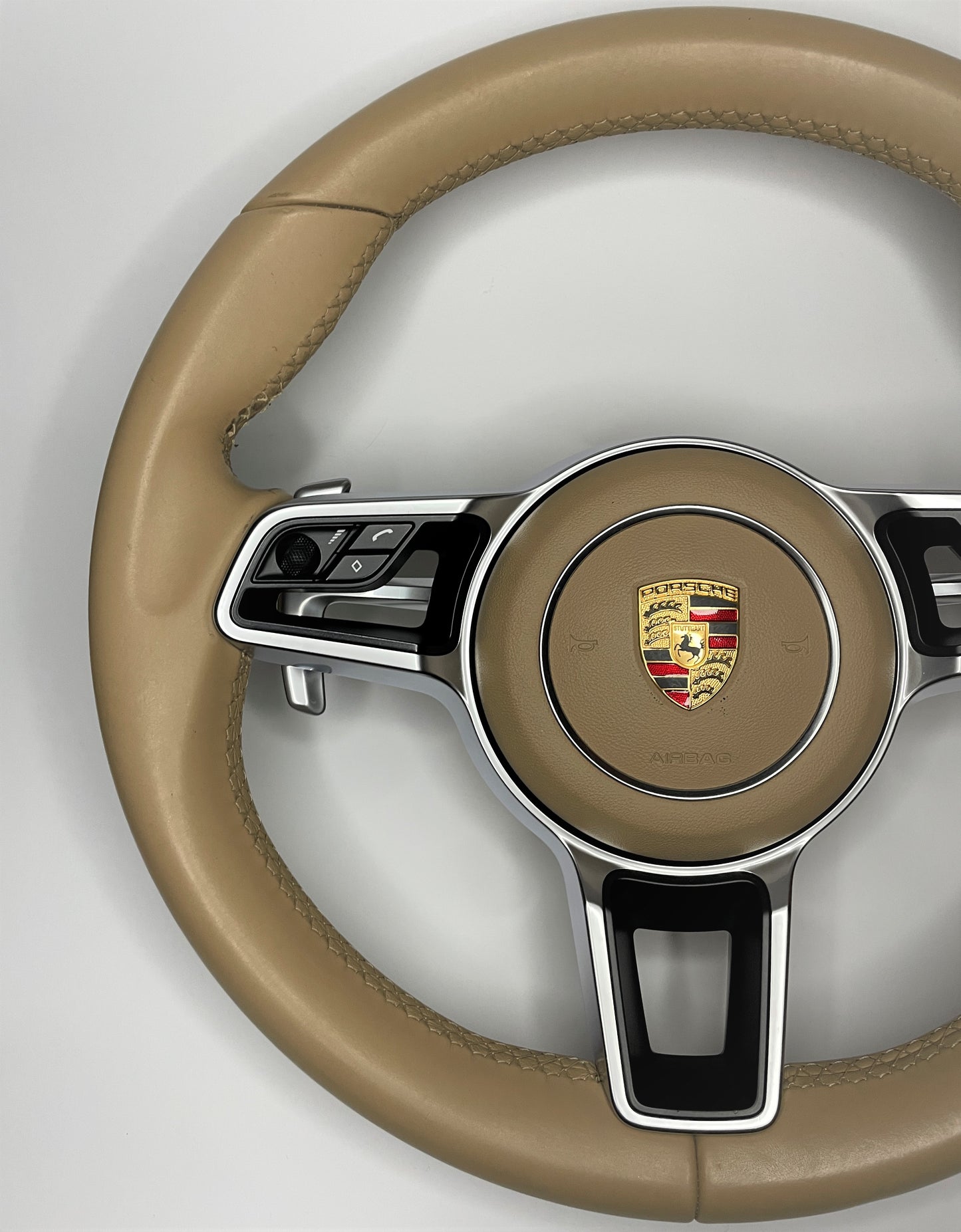 Porsche Steering wheel (Beige)