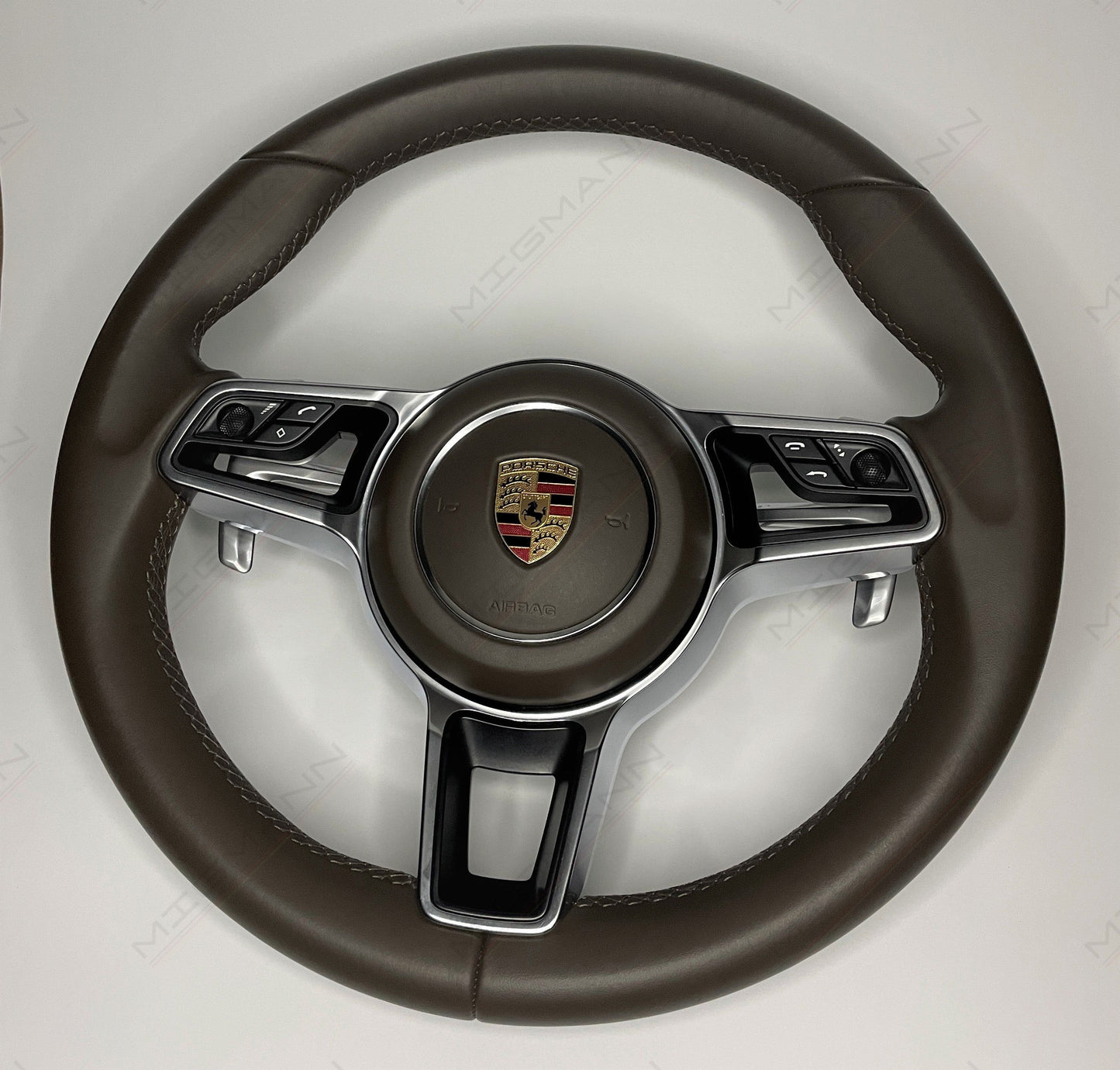 Porsche Steering Wheel (Saddle Brown)