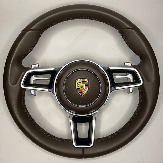 Porsche Steering Wheel (Saddle Brown)