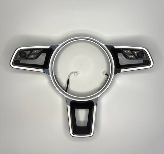 Porsche Steering wheel trim with buttons